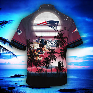 New England Patriots Starry Night Hawaiian Shirt