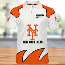Load image into Gallery viewer, New York Mets Casual Polo Shirt