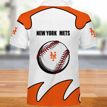 Load image into Gallery viewer, New York Mets Casual Polo Shirt