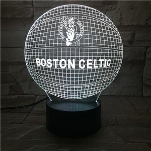 Boston Celtics 3D Illusion LED Lamp