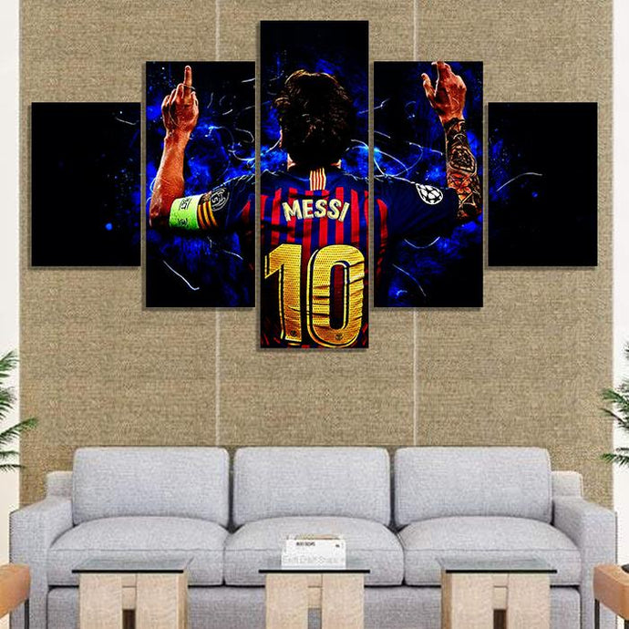 Lionel Messi FC Barcelona Wall Art Canvas 3
