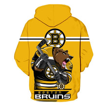 Load image into Gallery viewer, Boston Bruins 3D Hoodie