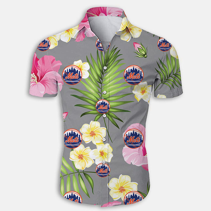 New York Mets Summer Floral Shirt