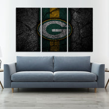 Load image into Gallery viewer, Green Bay Packers Rock Style Wall Canvas 2