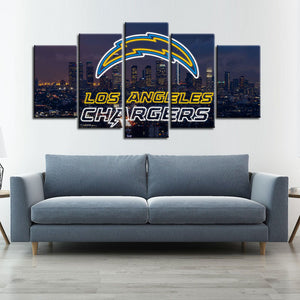 Los Angeles Chargers Wall Art Canvas 1