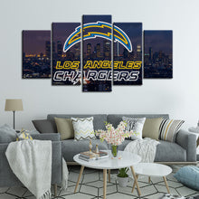 Load image into Gallery viewer, Los Angeles Chargers Wall Art Canvas 1