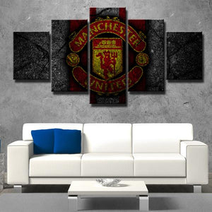 Manchester United Rock Style Wall Canvas