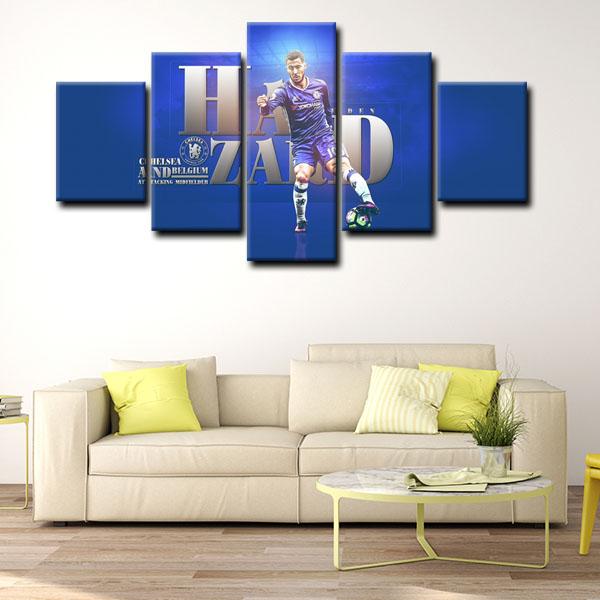 Eden Hazard Chelsea Wall Canvas