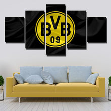 Load image into Gallery viewer, Borussia Dortmund Fabric Flag Look Wall Canvas 1