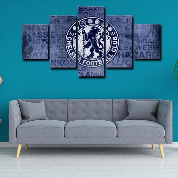 Chelsea F.C. Emblem Wall Canvas 1