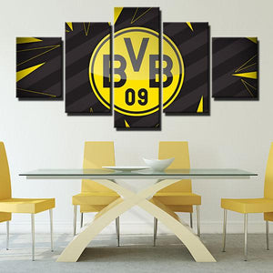 Borussia Dortmund Emblem Wall Canvas