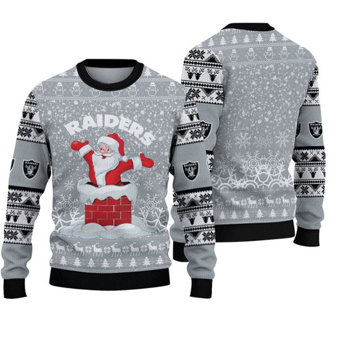 Las Vegas Raiders Santa Christmas Sweatshirt