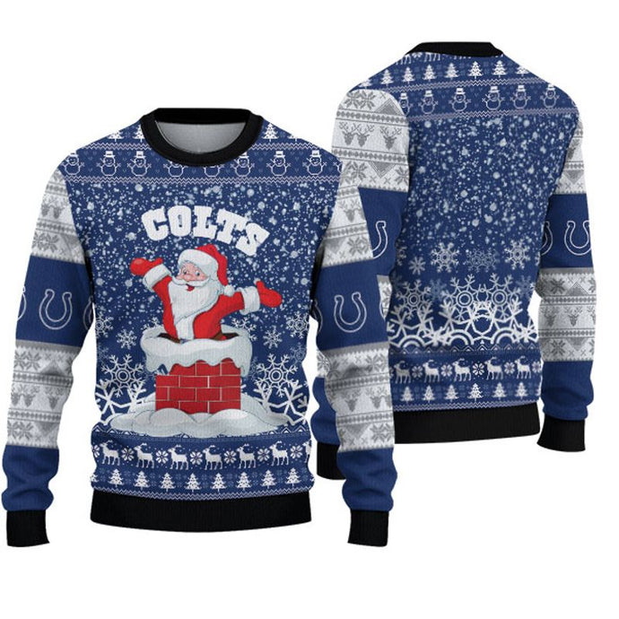 Indianapolis Colts Santa Christmas Sweatshirt