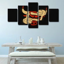 Load image into Gallery viewer, Chicago Bulls Emblem Wall Canvas 1