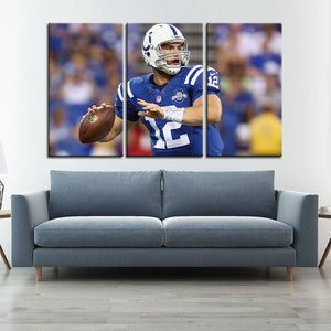 Andrew Luck Indianapolis Colts Wall Canvas 2