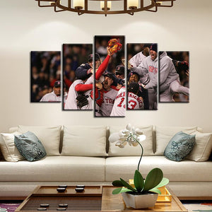Boston Red Sox Victory Moments Canvas