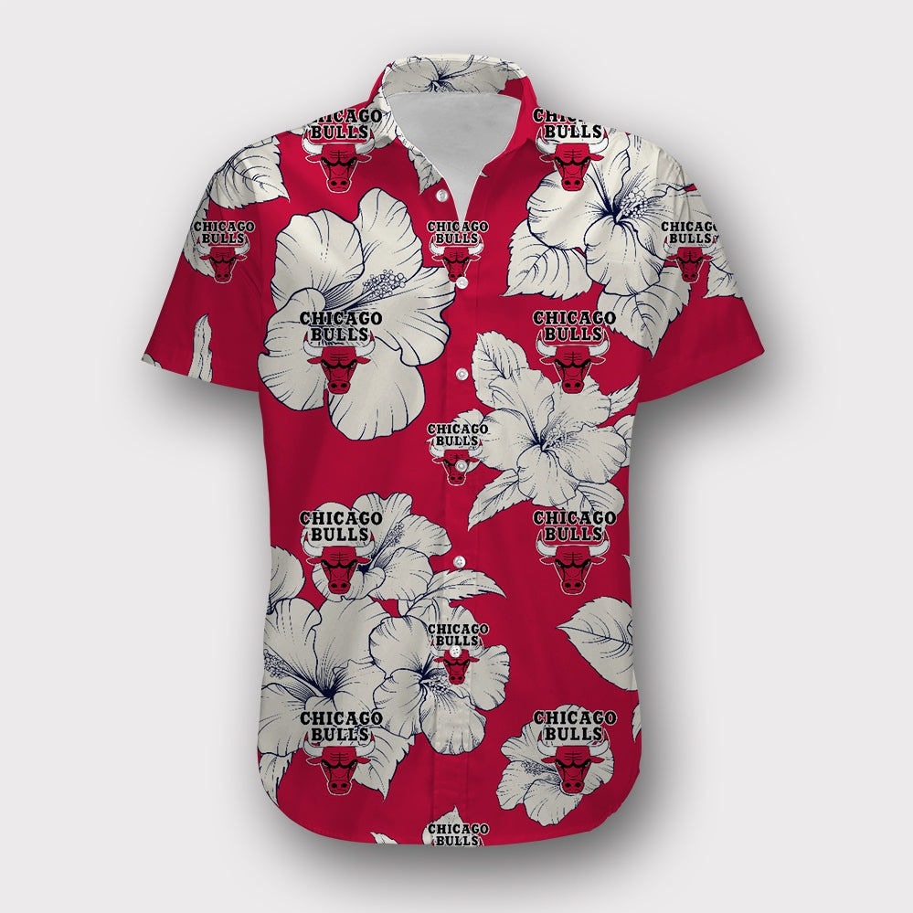 Chicago Bulls Tropical Floral Shirt