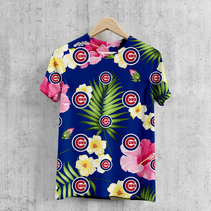 Chicago Cubs Summer Floral T-Shirt