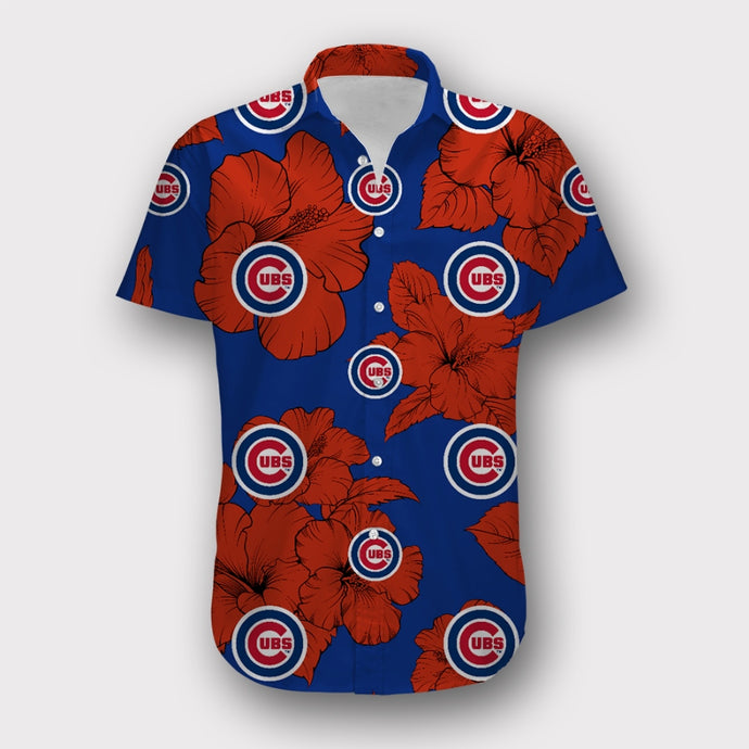 Chicago Cubs Tropical Floral Shirt