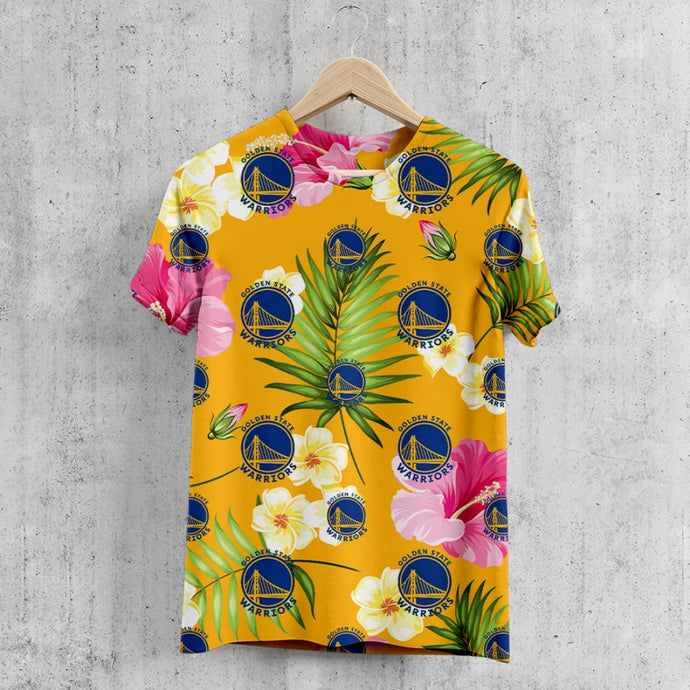 Golden State Warriors Summer Floral T-Shirt