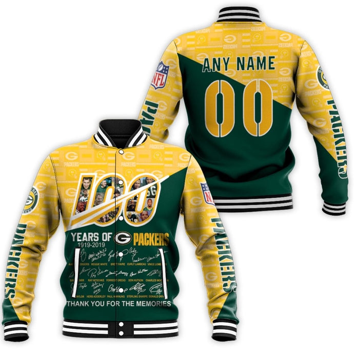 Green Bay Packers 100 Years Letterman Jacket