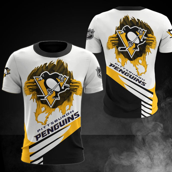 Pittsburgh Penguins Casual 3D T-Shirts