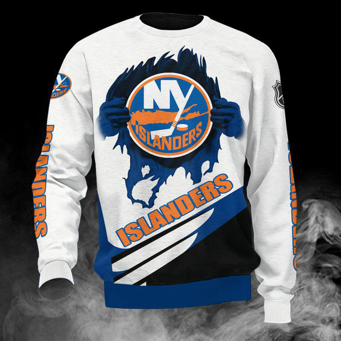 New York Islanders Casual 3D Sweatshirt