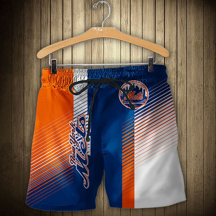 New York Mets Stripes Shorts