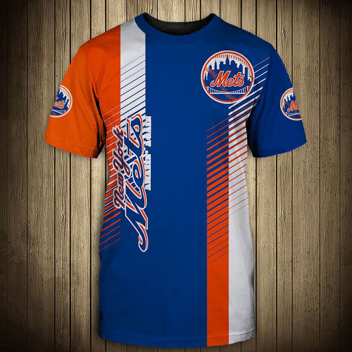 New York Mets Stripes T-Shirt