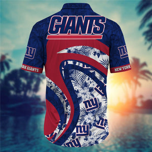 New York Giants Floral Casual Shirt