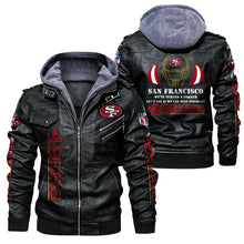 Load image into Gallery viewer, San Francisco 49ers Casual Leather Jacket