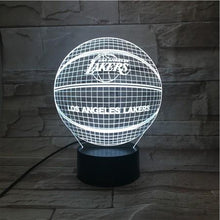 Load image into Gallery viewer, Los Angeles Lakers 3D Illusion LED Lamp