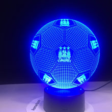 Load image into Gallery viewer, Manchester City 3D Illusion LED Lamp