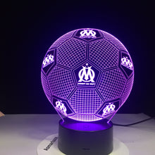 Load image into Gallery viewer, Olympique de Marseille 3D Illusion LED Lamp