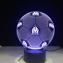 Load image into Gallery viewer, Olympique de Marseille 3D Illusion LED Lamp