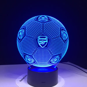 Arsenal 3D Illusion LED Lamp
