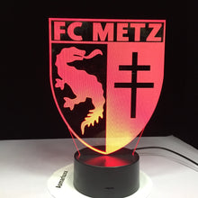 Load image into Gallery viewer, FC Metz 3D LED Lamp