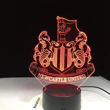 Load image into Gallery viewer, Newcastle United 3D LED Lamp