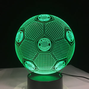 FC Bayern Munich 3D Illusion LED Lamp
