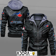 Load image into Gallery viewer, Toronto Blue Jays Casual Leather Jacket