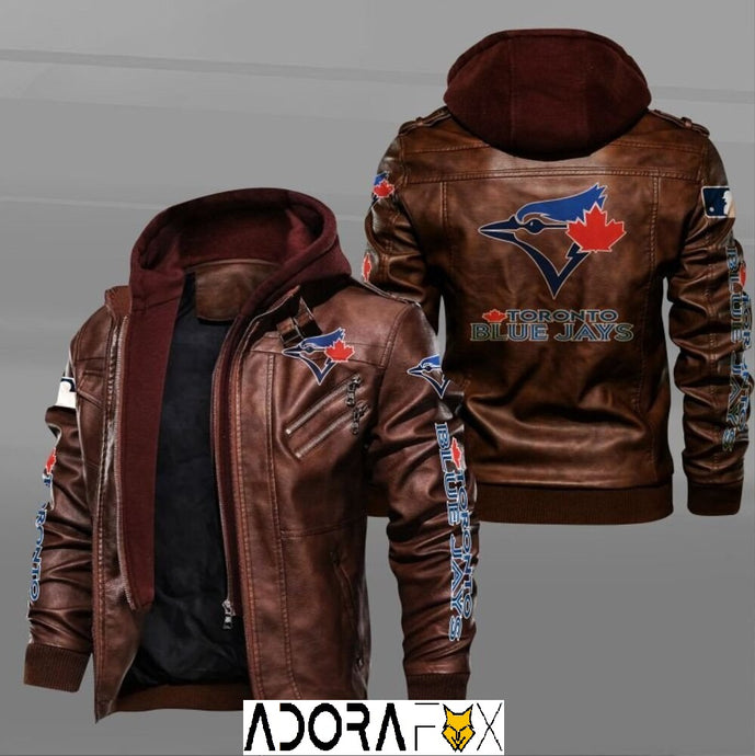 Toronto Blue Jays Casual Leather Jacket