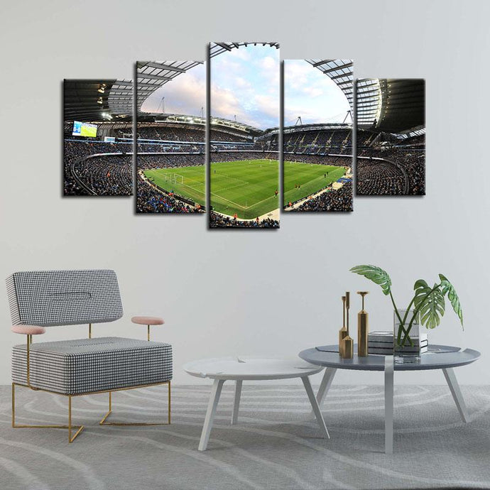 Manchester City Stadium Wall Canvas 1