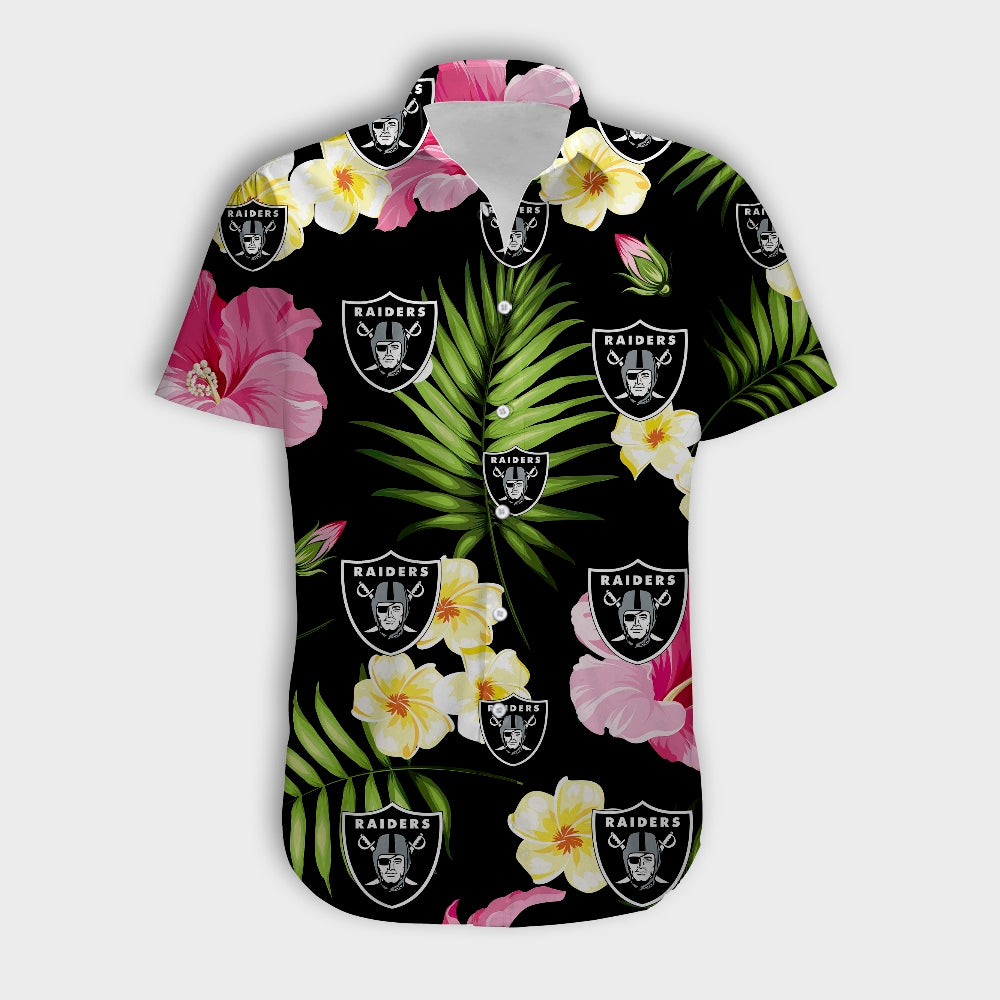 Las Vegas Raiders Summer Floral Shirt