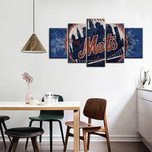 Load image into Gallery viewer, New York Mets Techy Style Canvas