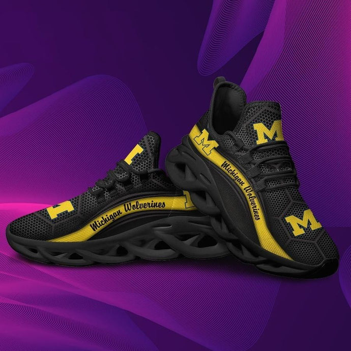 Michigan Wolverines Casual Air Max Running Shoes