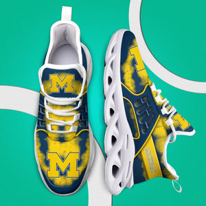 Michigan Wolverines Casual Air Max Running Shoes