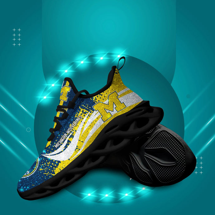 Michigan Wolverines Ultra Cool Air Max Running Shoes
