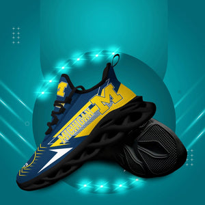 Michigan Wolverines Ultra Cool Air Max Running Shoes