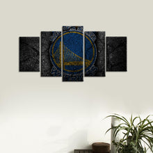 Load image into Gallery viewer, Golden State Warriors Rock Style 5 Pieces Wall Painting Canvas