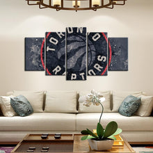 Load image into Gallery viewer, Toronto Raptors Techy Style 5 Pieces Painting Canvas